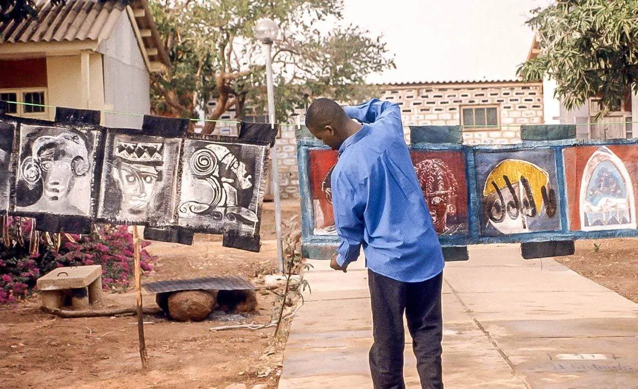 outdoor painting exhibition